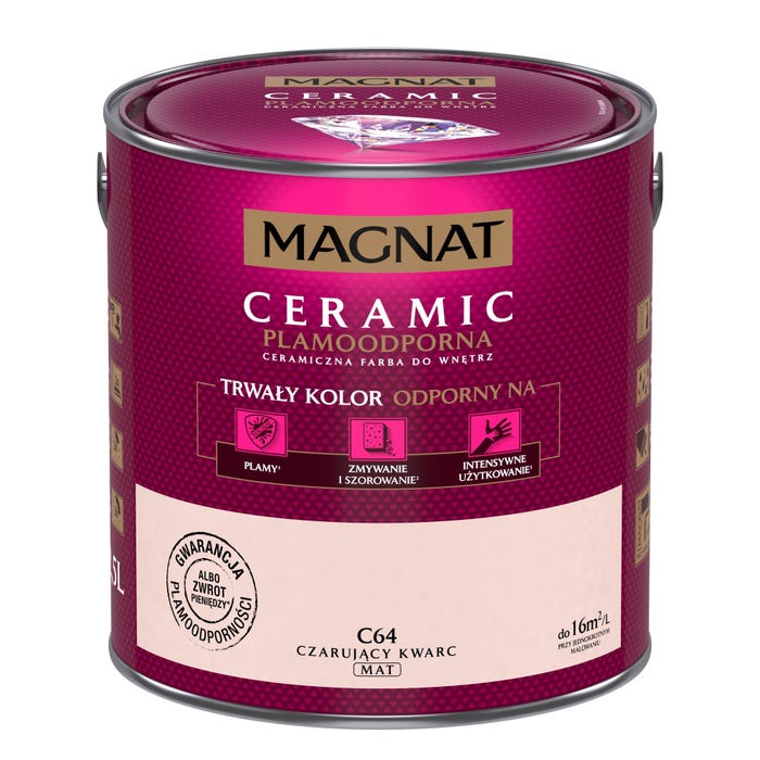 Farba Magnat Ceramic czarujący kwarc 2,5l