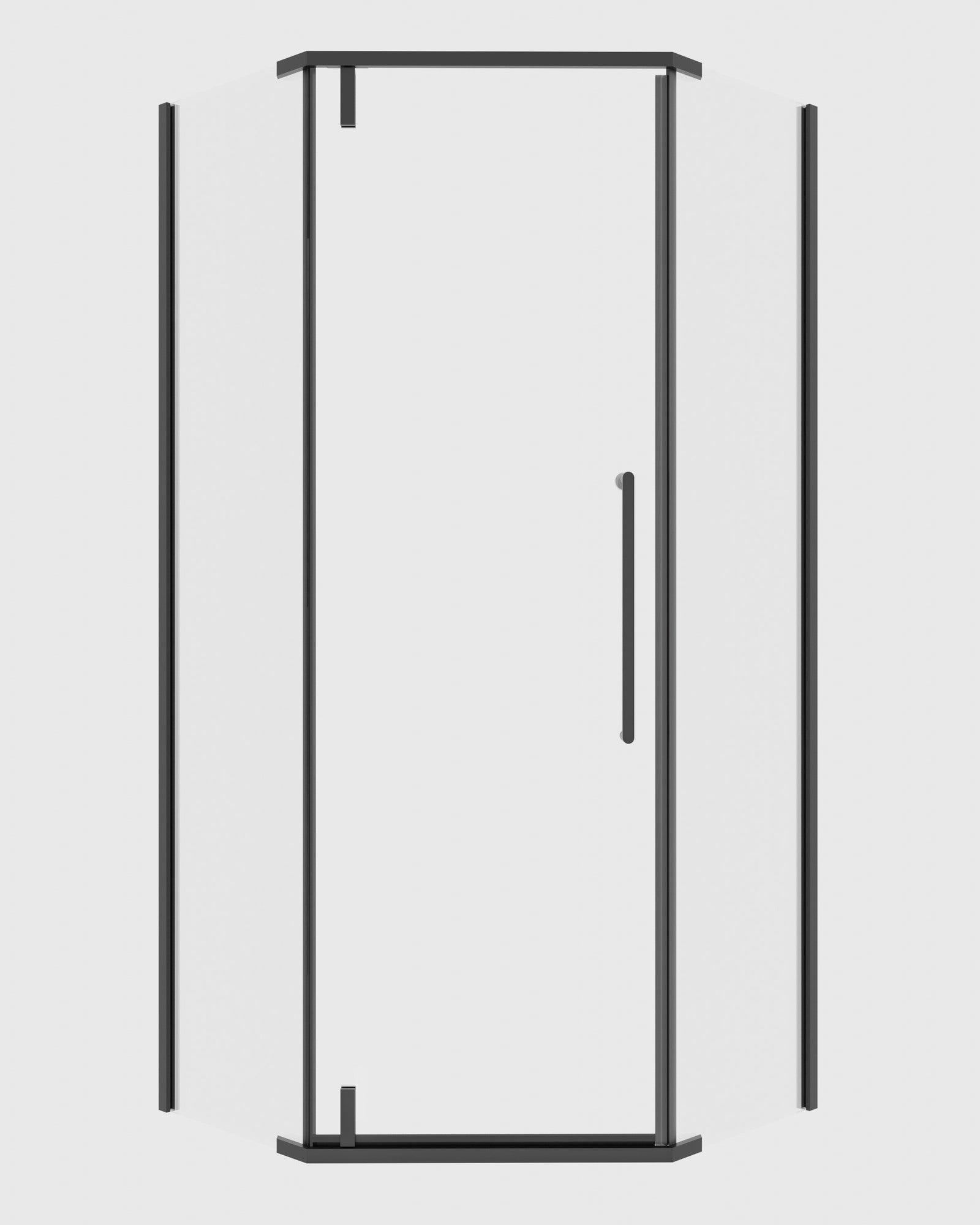 Kabina prysznicowa Agat 5-kątna 90 x 90 cm czarna
