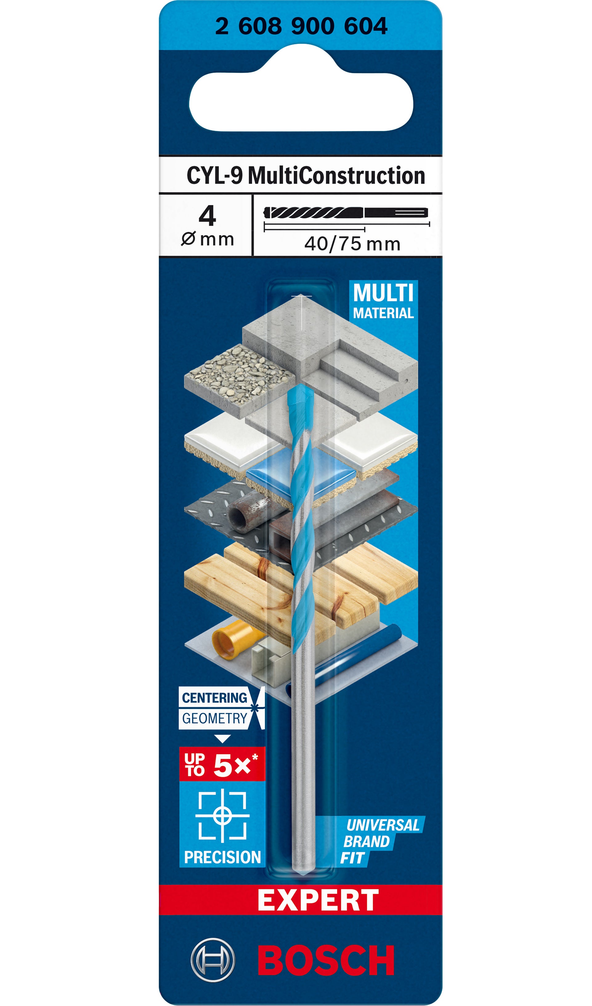 Wiertło wielozadaniowe MULTICONSTRUCTION 4x75 mm Bosch 1