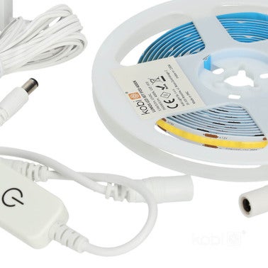 Zestaw taśma LED taśma COB, długość 3m, 4000K, IP20, włącznik ze ściemniaczem 2