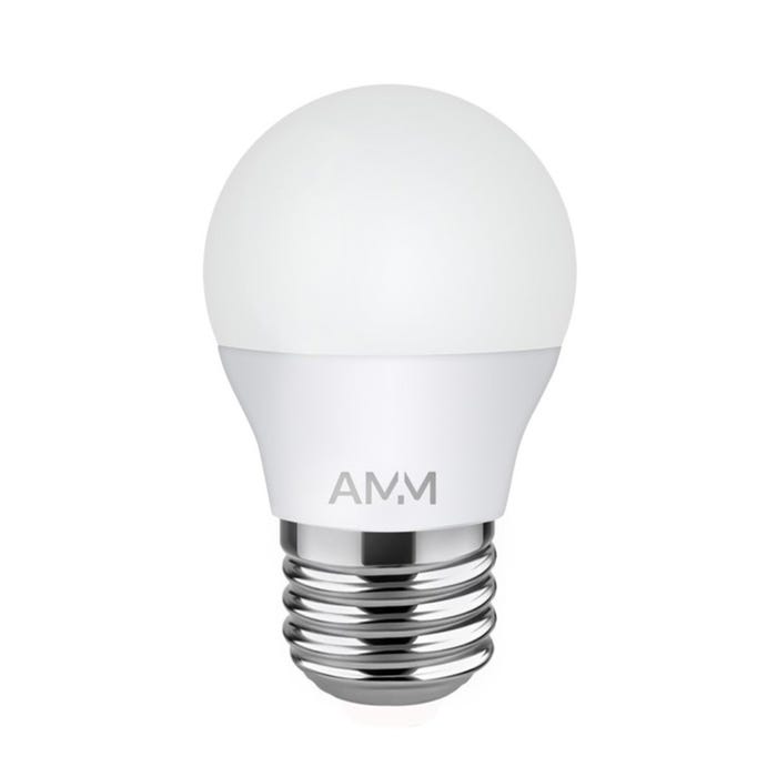 Żarówka LED E27 4,9W 470lm kulka zimna biel LP