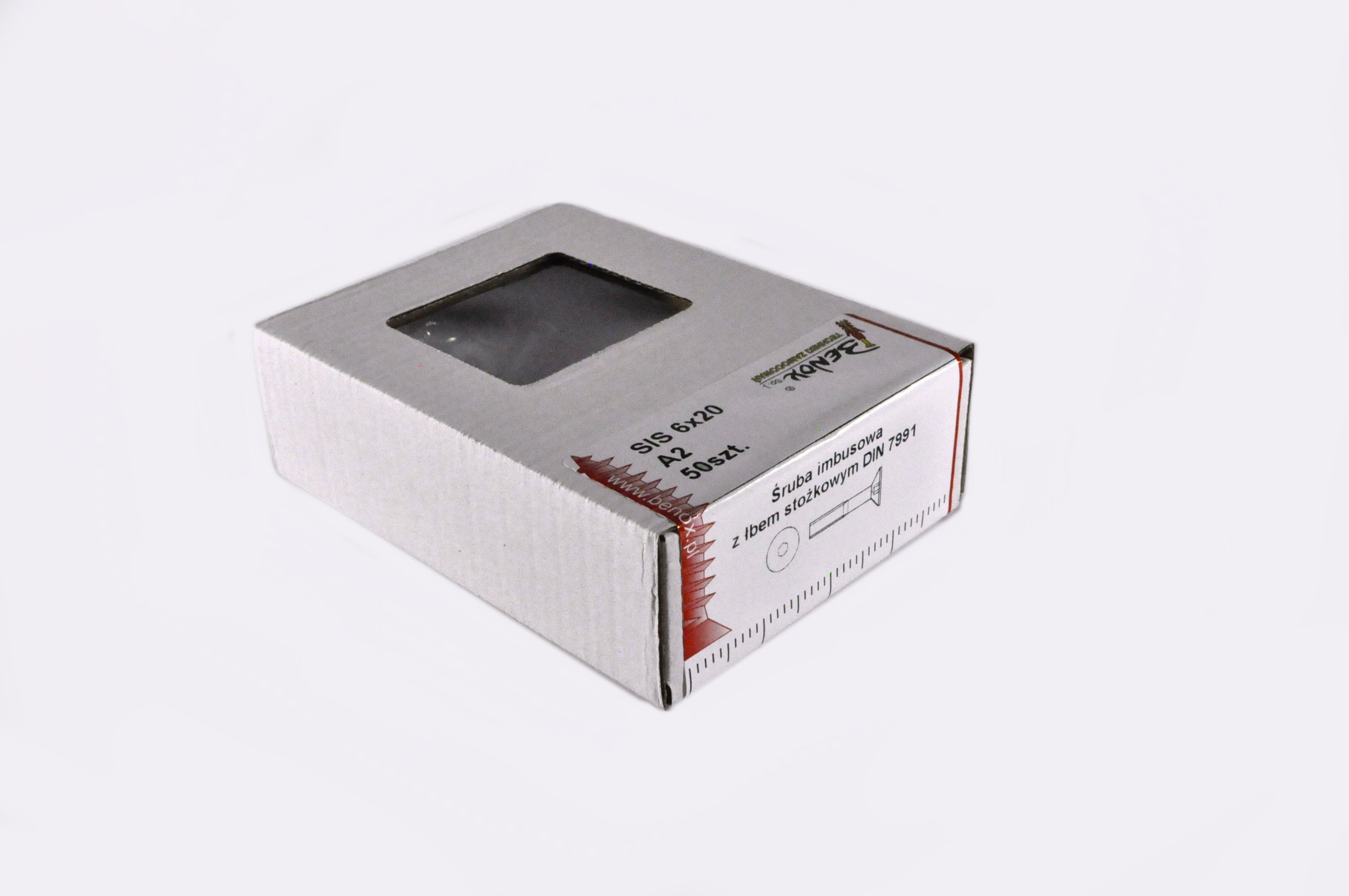 Śruba M6x20 mm DIN 7991 (50 szt.) 1