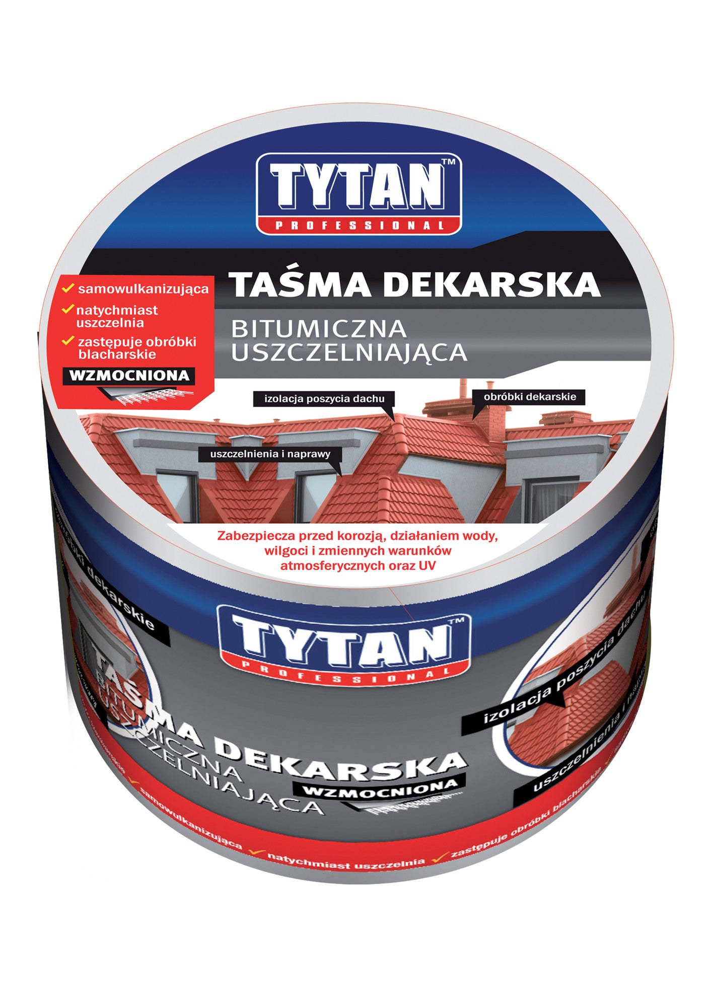 Taśma uszczelniająca dekarska Tytan 0.3x10 m, aluminium 0