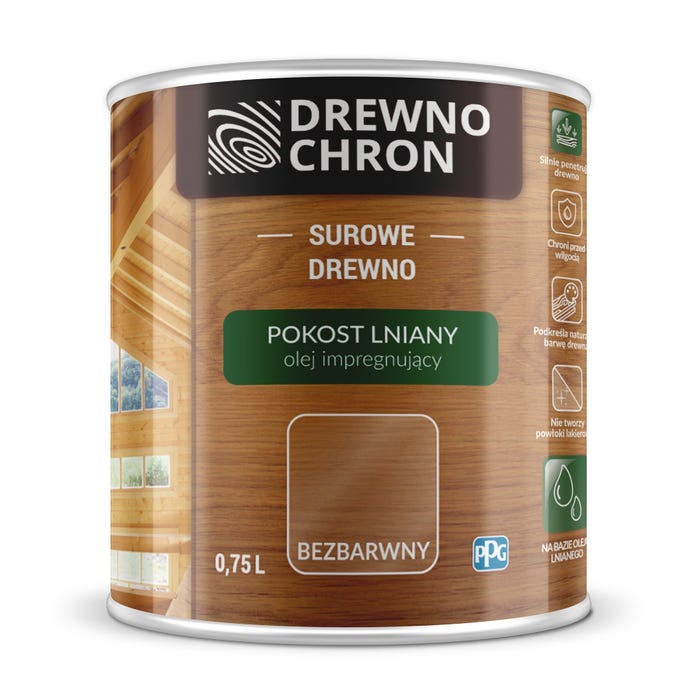 Pokost lniany Drewnochron 0,75l