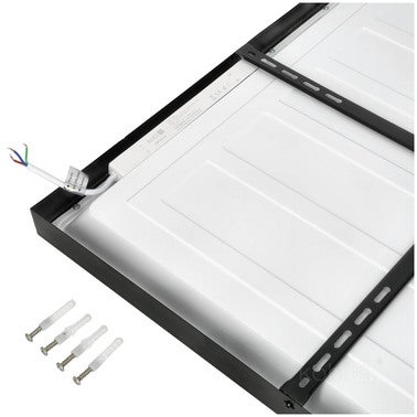 Panel LED natynkowy 60x60 cm 36 W 3960 lm 4000K IP20, czarny 6