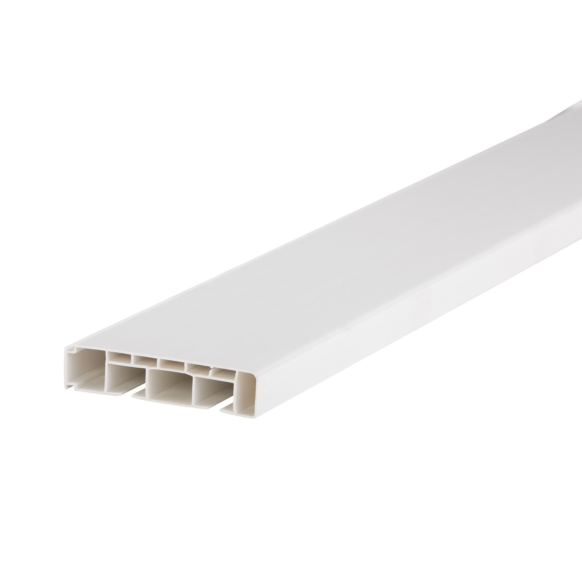 Szyna karniszowa podwójna z akcesoriami biała 3 m PROLINE 2