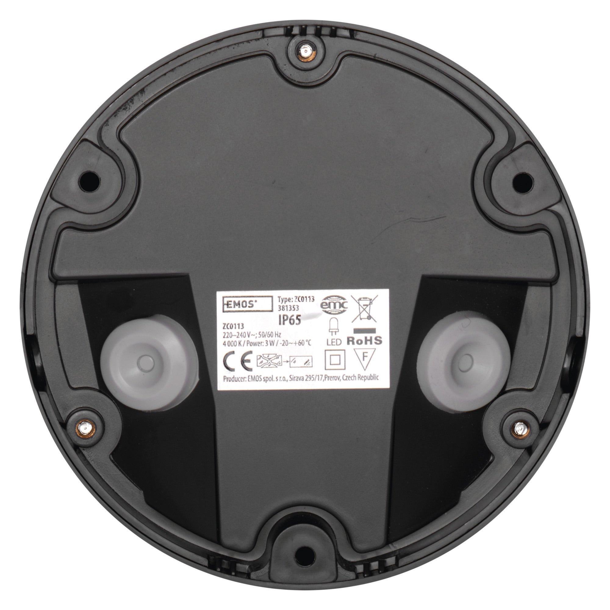 Oprawa LED ZC0113 3W 100lm IP65 okrągła 2