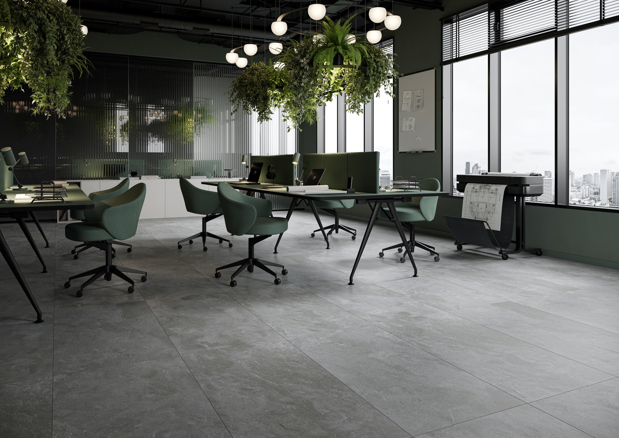 Gres szkliwiony Chromehill Grey 60x120 cm 1.44 m2 1