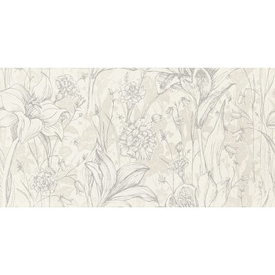 Płytka ścienna Melia White Flower 30.8x60.8 cm 1.12 m2