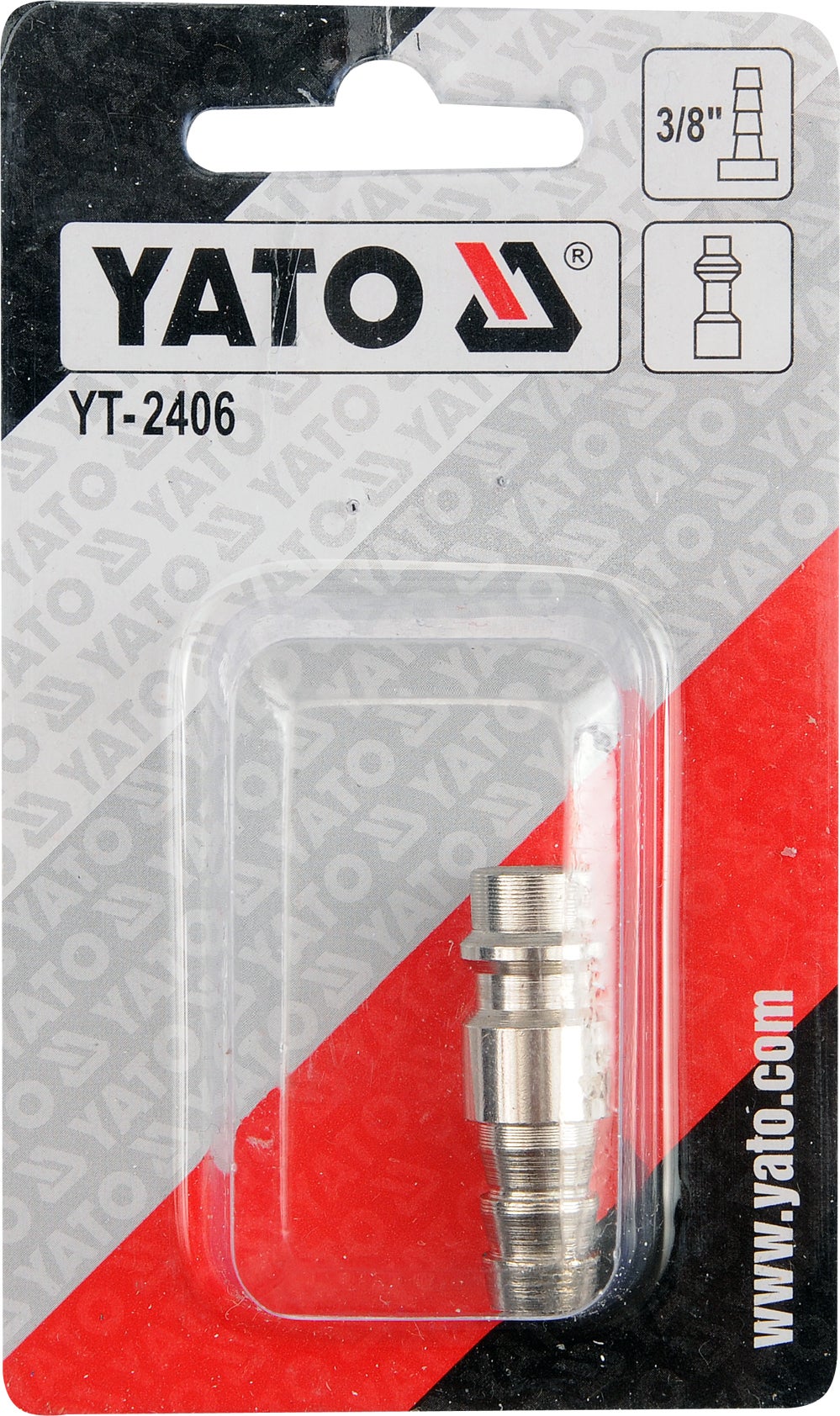 Złącze gniazdo D, na wąż 3/8" 1