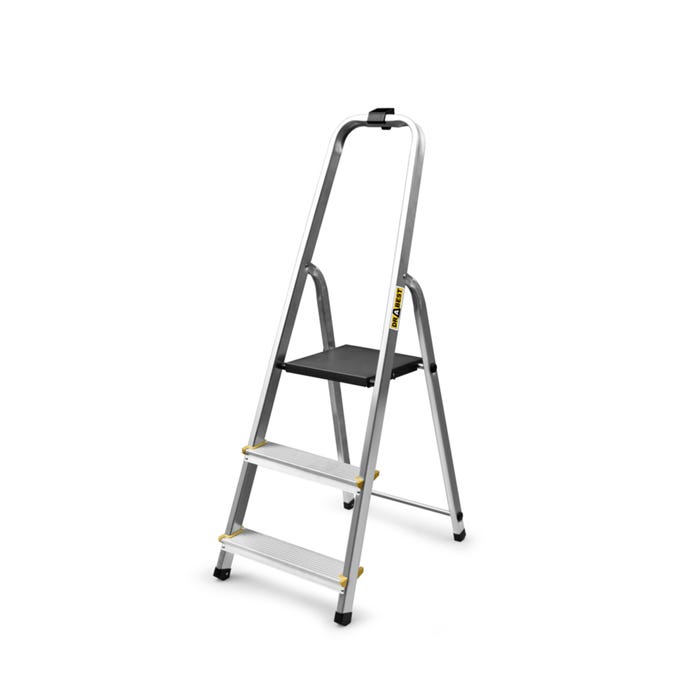 Drabina aluminiowa domowa 3 - stopniowa 150 kg + haczyk gratis