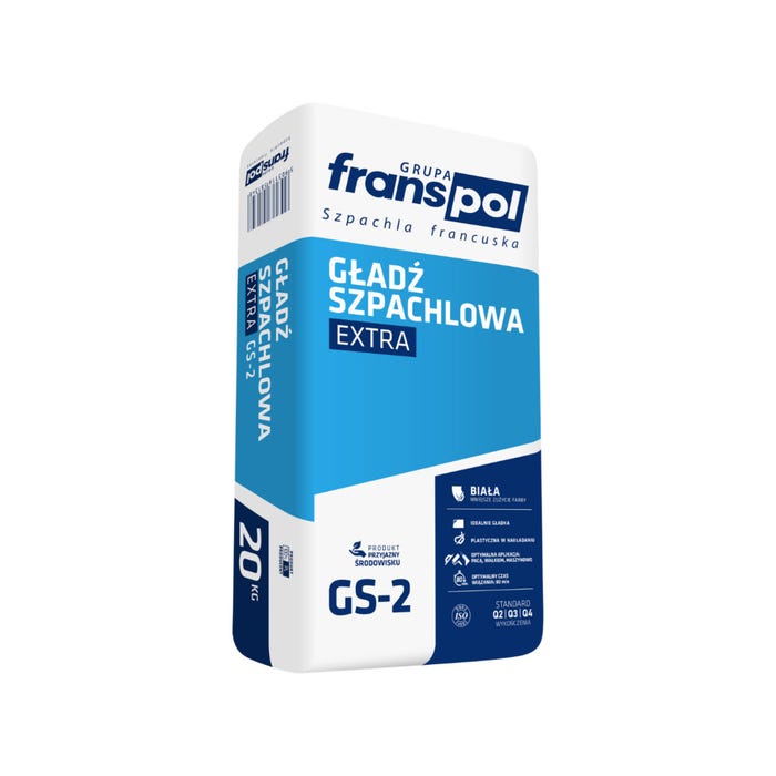 Gładź szpachlowa Franspol Extra GS-2 20 kg