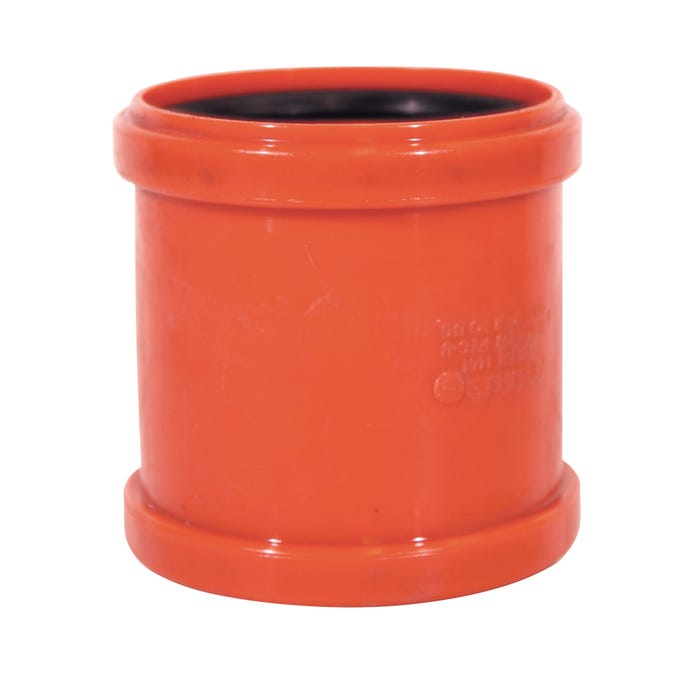 Łącznik kanalizacyjny zewnętrzny, PVC fi 110 mm