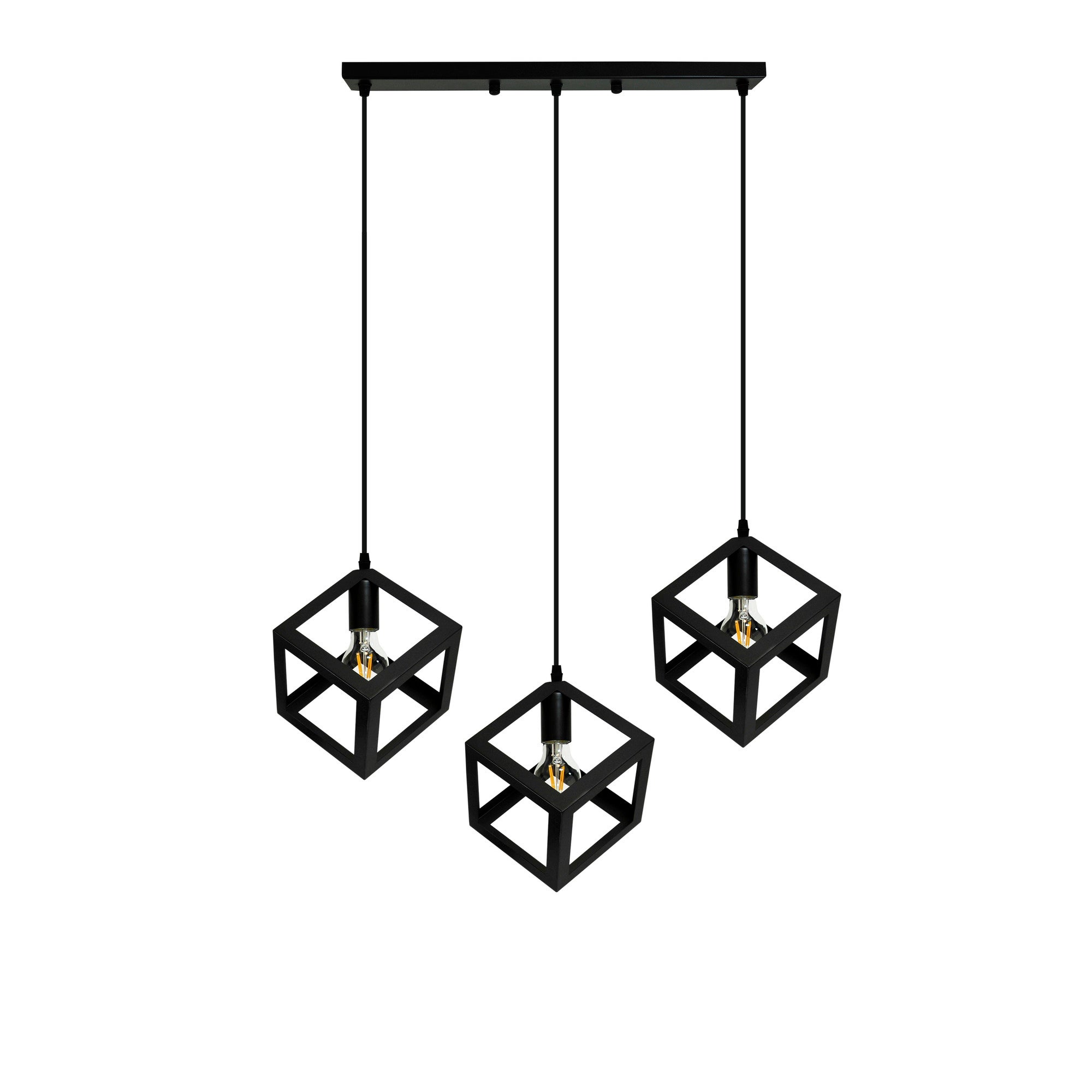 Lampa wisząca Sweden 3xE27 czarna 1