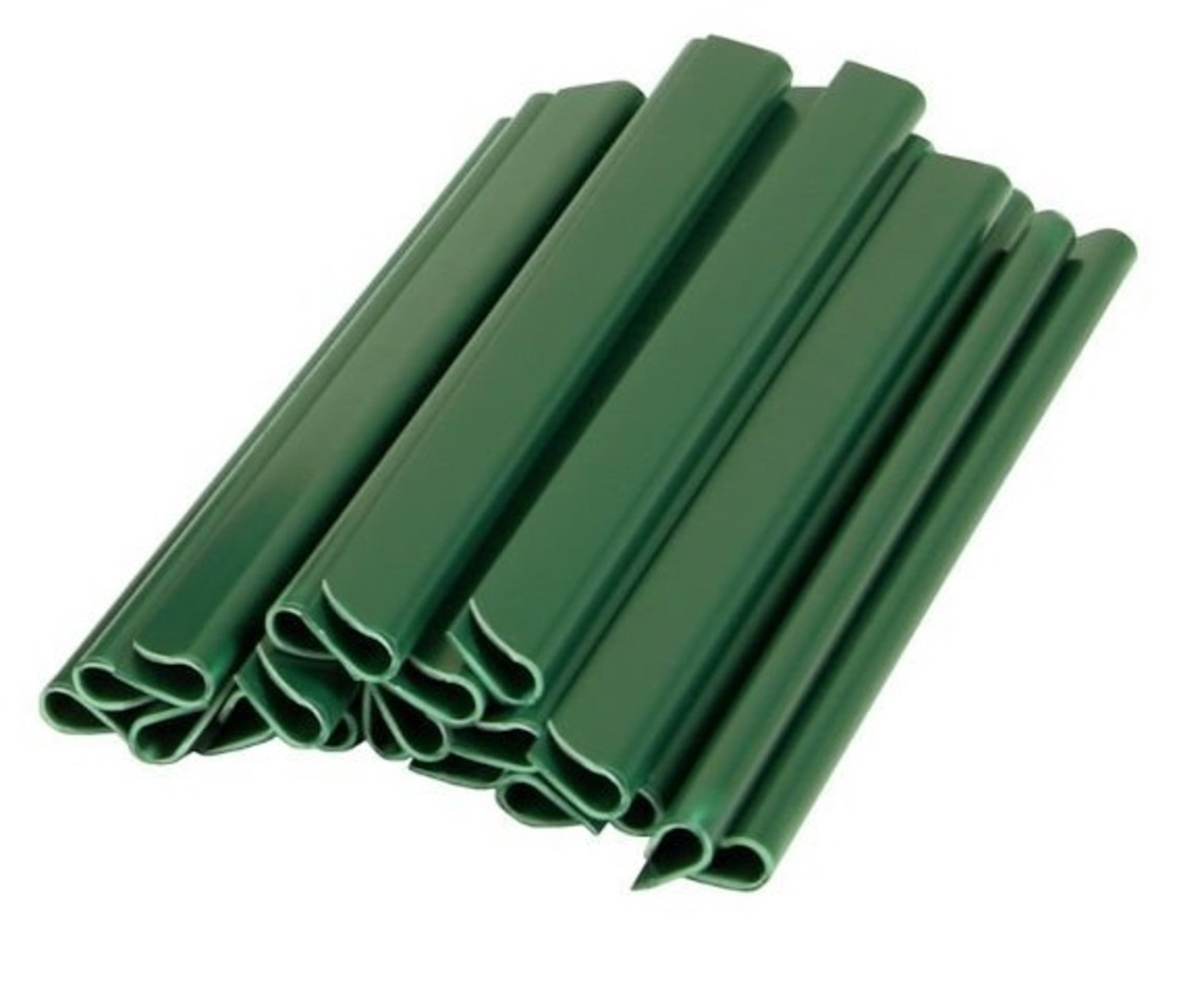 Klipsy zielone do taśmy ogrodzeniowej 20 szt. 