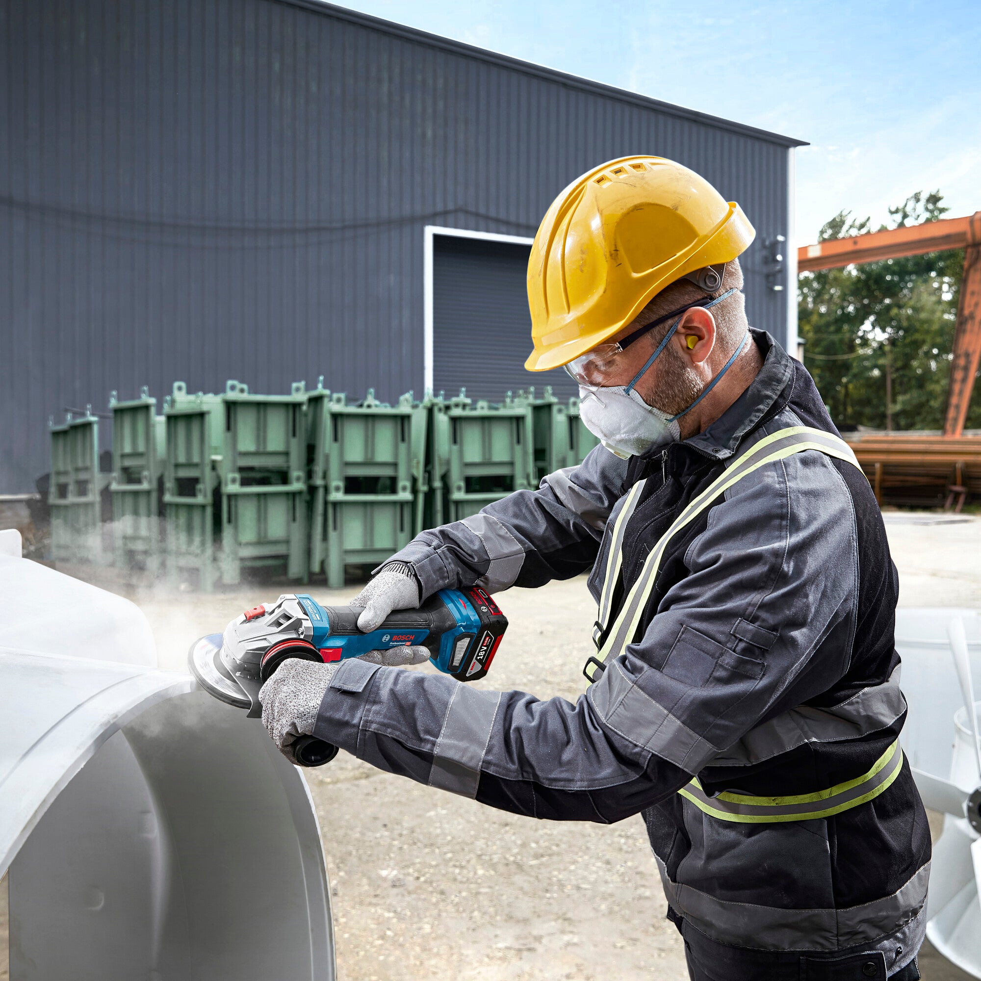 Szlifierka kątowa akumulatorowa BOSCH GWS 18V-11 S 125mm 3