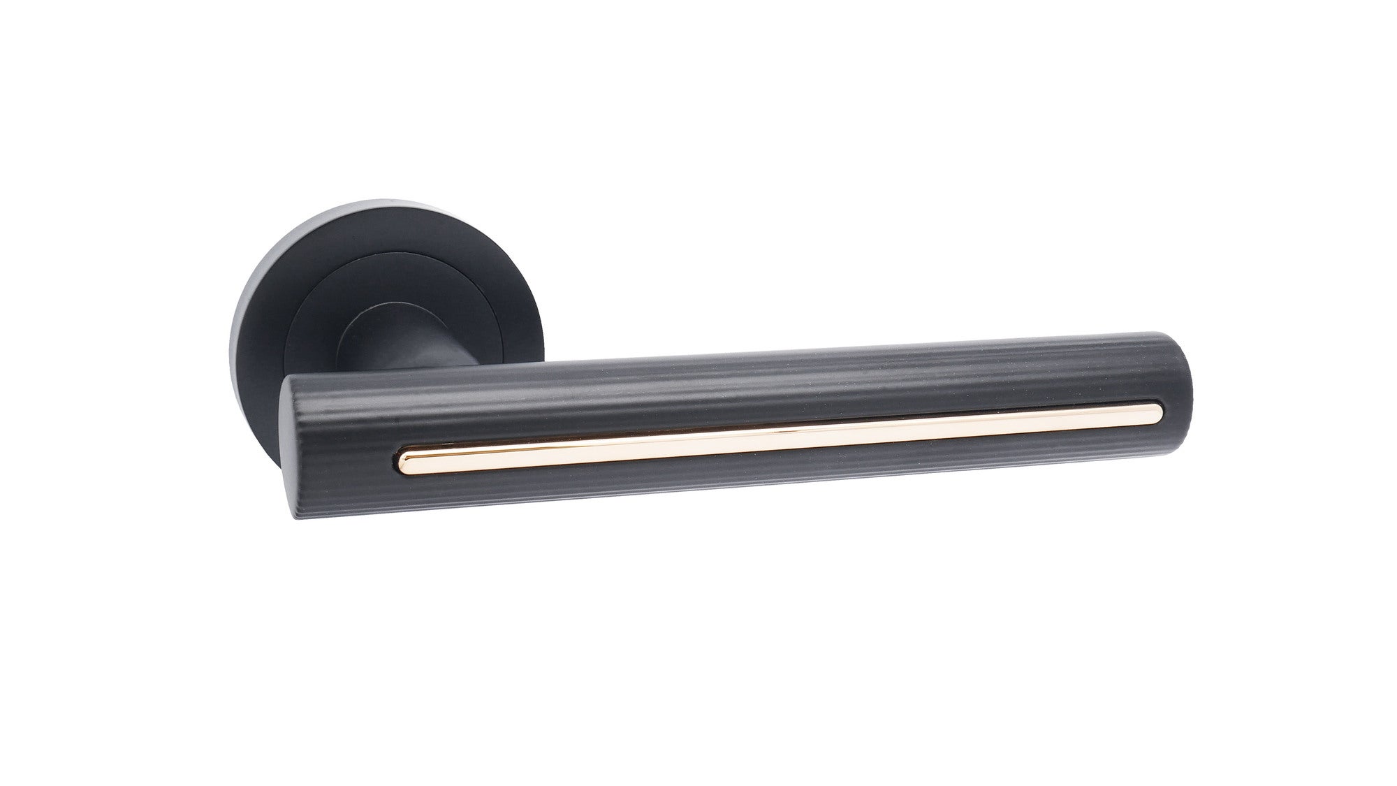 Klamka PILAR-R czarno-złota