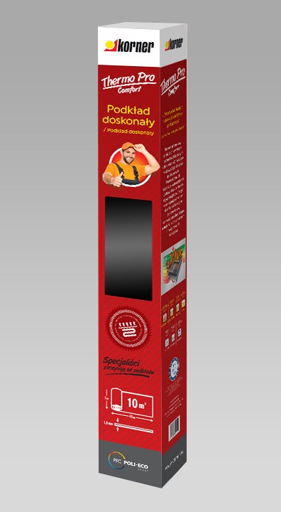 Podkład pod panele podłogowe  Thermo ProComfort 1.5 mm op.10m2 2