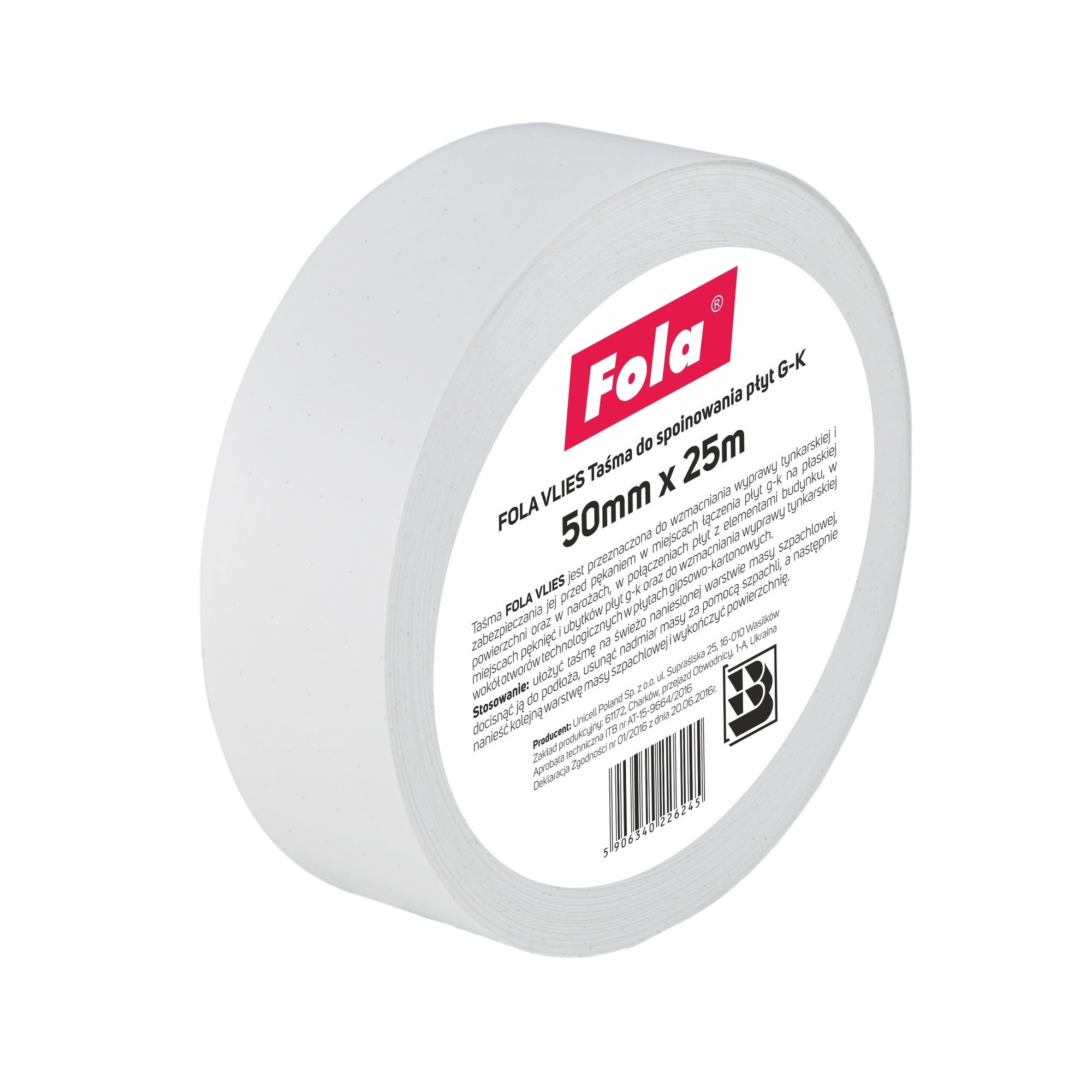 Taśma spoinowa z fizeliny 50 mm Fola Viles 25 mb