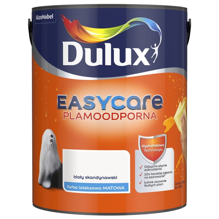 Farba Dulux EasyCare biały skandynawski 5l