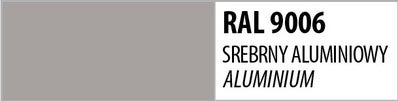 Spray Lakier akrylowy Ambro-Sol srebrny aluminiowy RAL9006 400ml 1