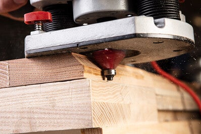 Frez kształtowy z łożyskiem 26,6x9,52 mm, trzpień 6 mm 3