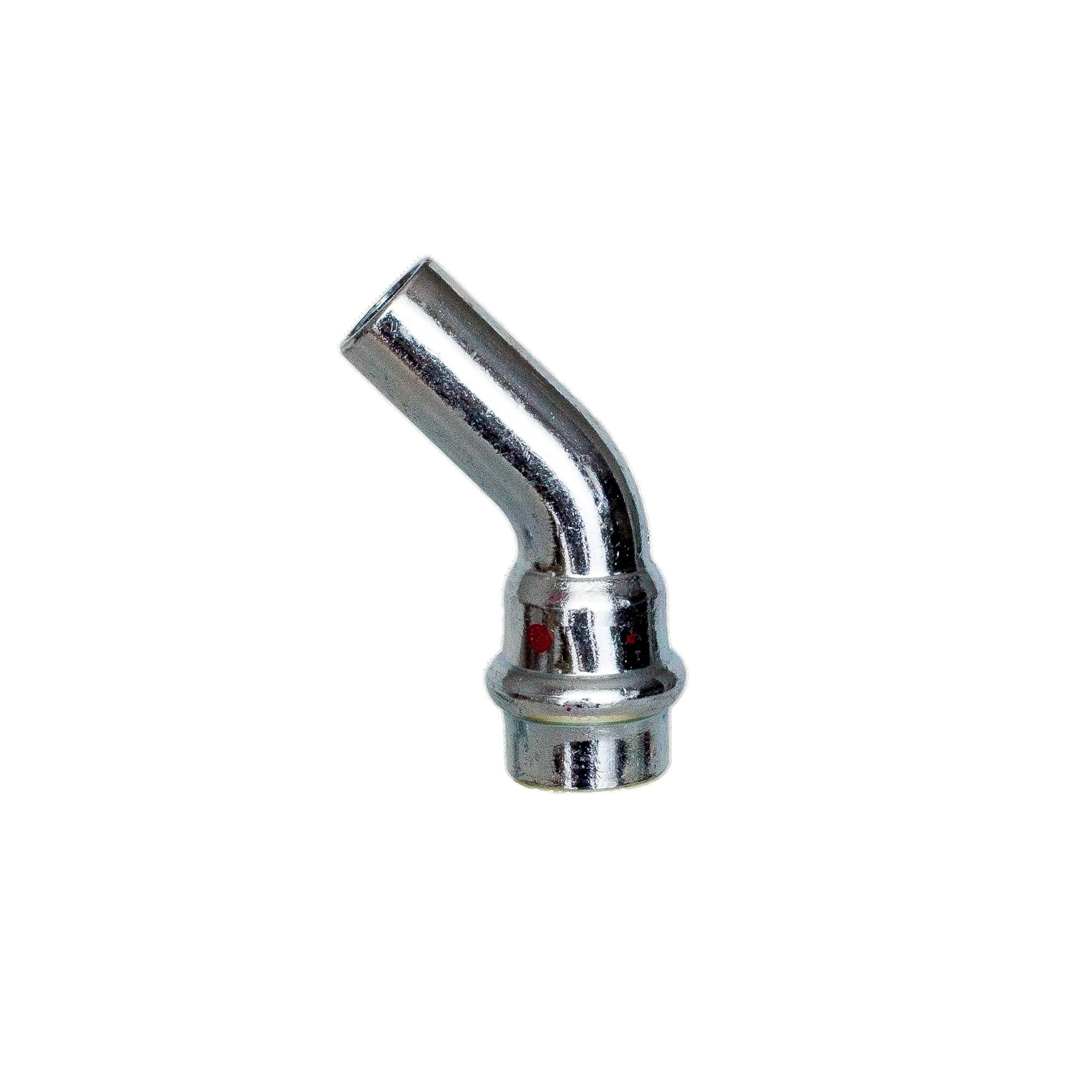 Carbon Łuk jednokielichowy 45° 22 mm