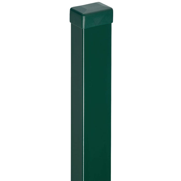 Słupek do paneli ogrodzeniowych 3D zielony, 200 cm/ 60x40 mm