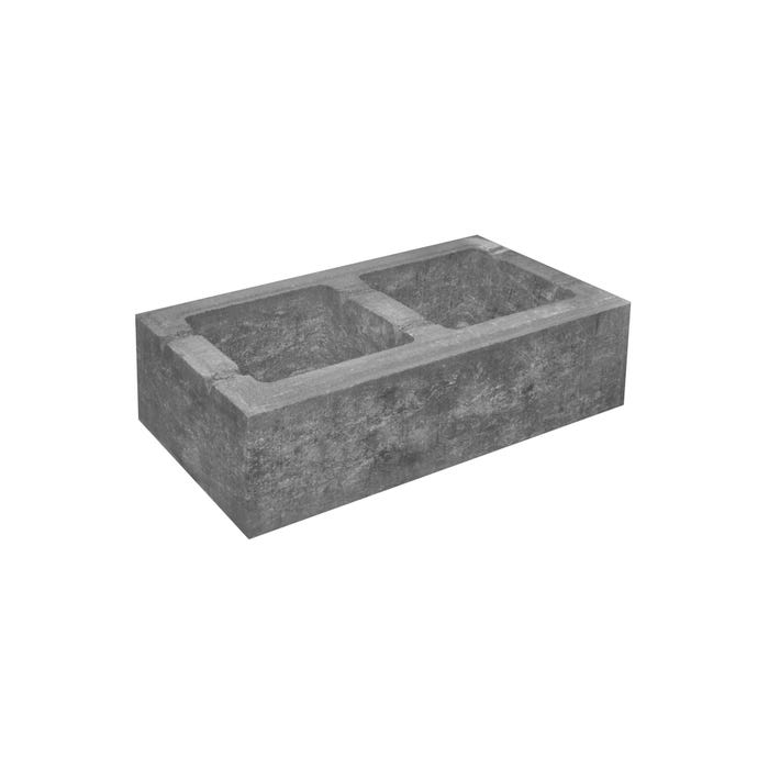 Pustak ogrodzeniowy Certus 50x25x15 cm szarycolormix