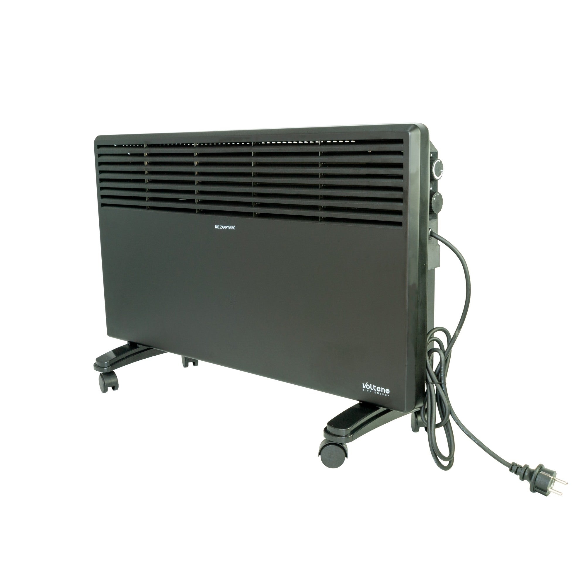 Grzejnik 2000W scienny/stojacy czarny 1