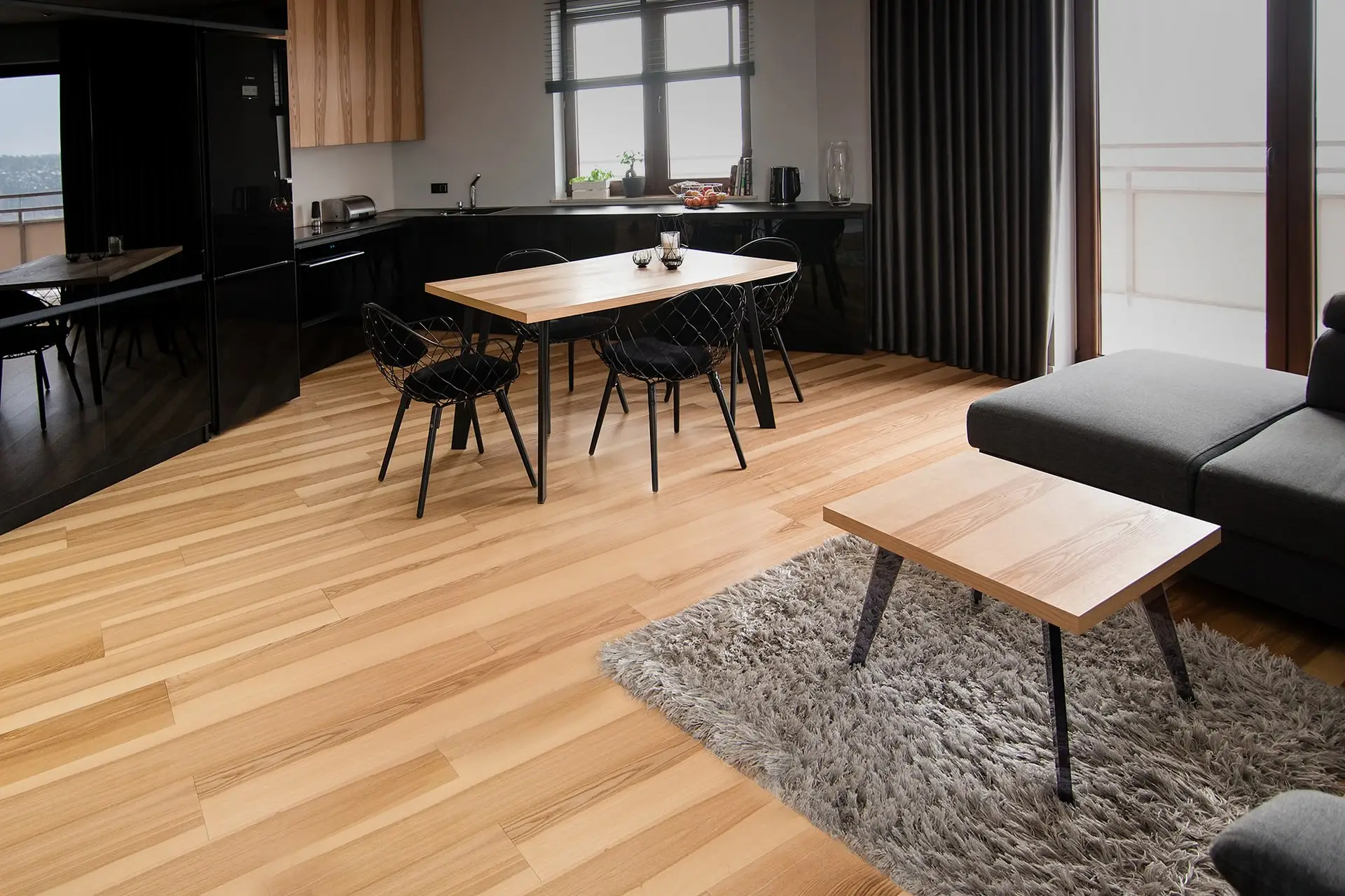 Deska podłogowa Beskidzka Jesion lakier op.1,52m2 4