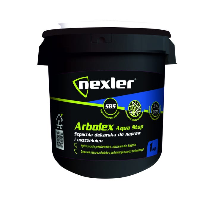 Szpachla dekarska Nexler Arbolex Aqua Stop 1 kg