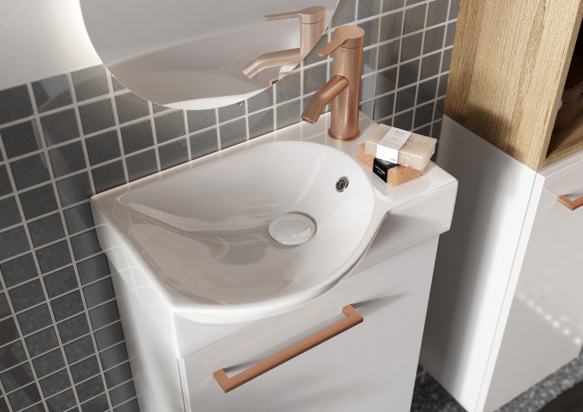 Uchwyt dwupunktowy Onas Latte Metal MO-U-UDP-0184 1