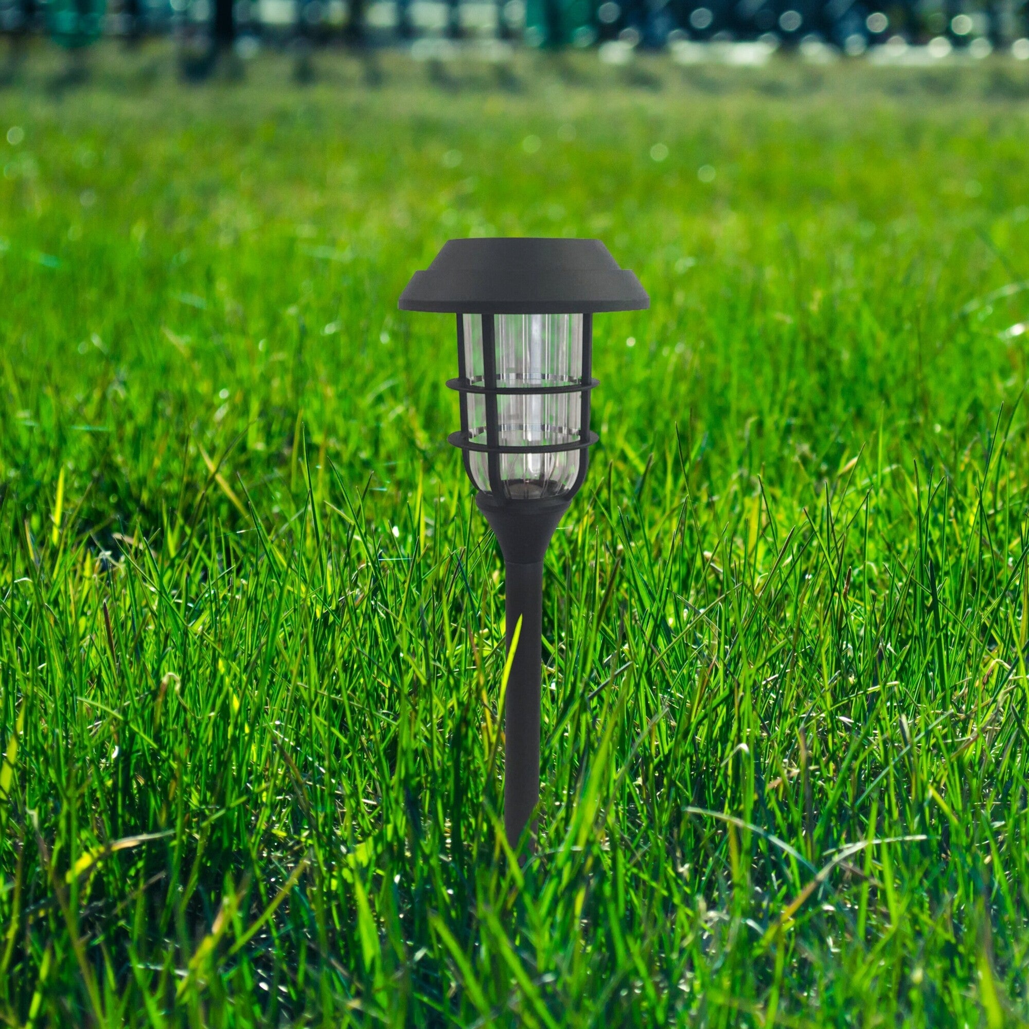 Lampka solarna kratka czarna 1