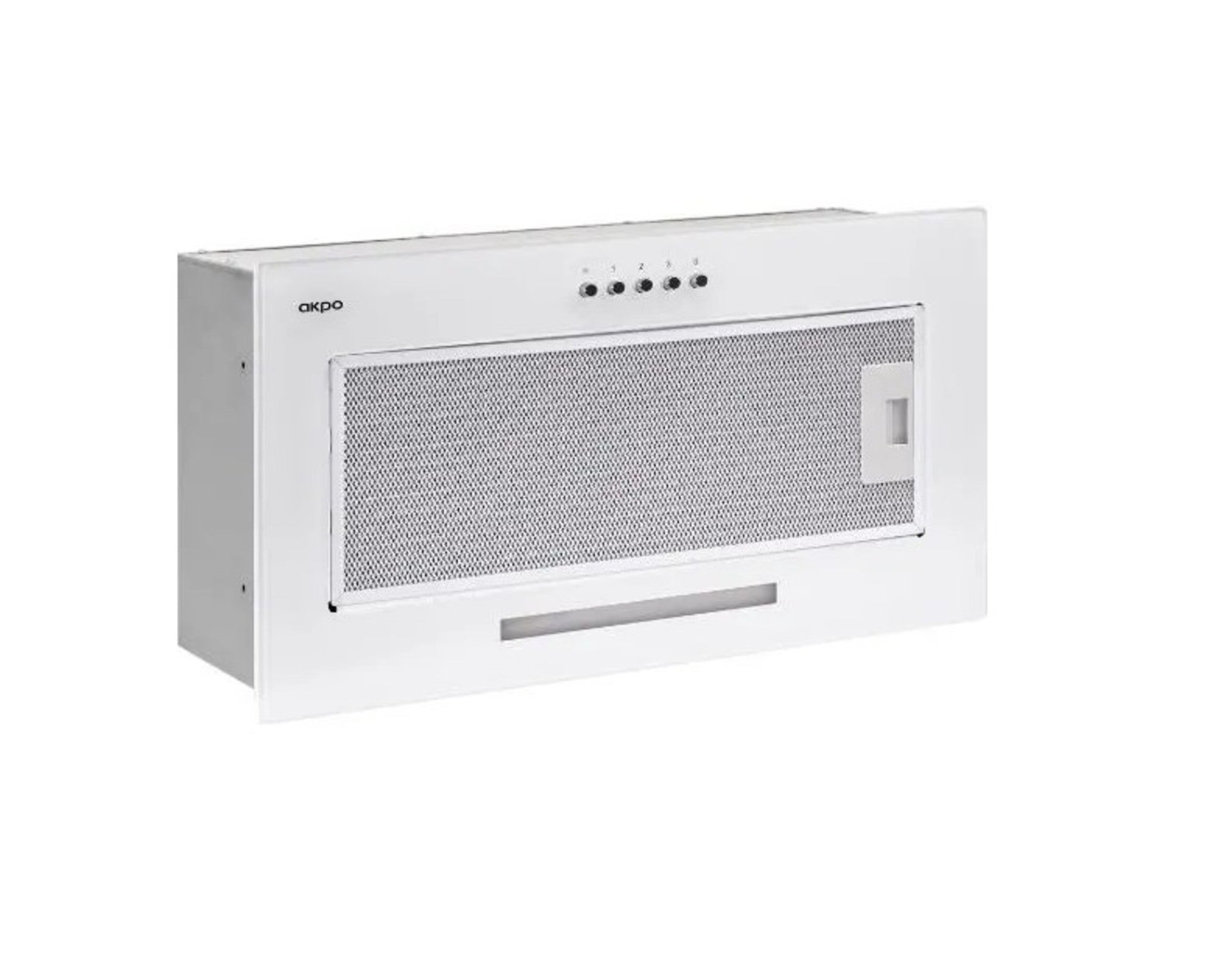 Okap wbudowany WK-7 Micra Glass 60cm biały 2