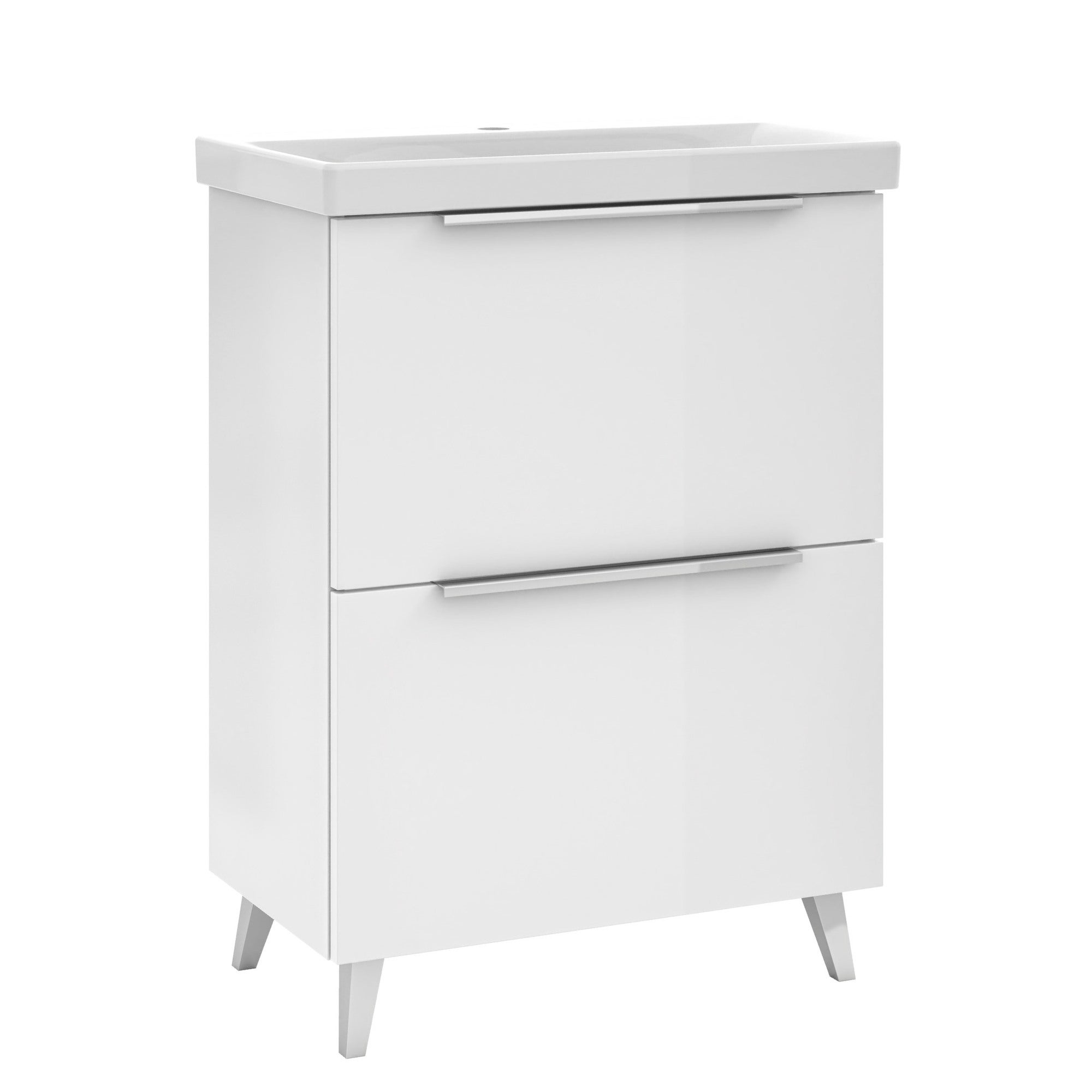 Szafka z umywalką Meble21 Manta 65 x 35 cm biała