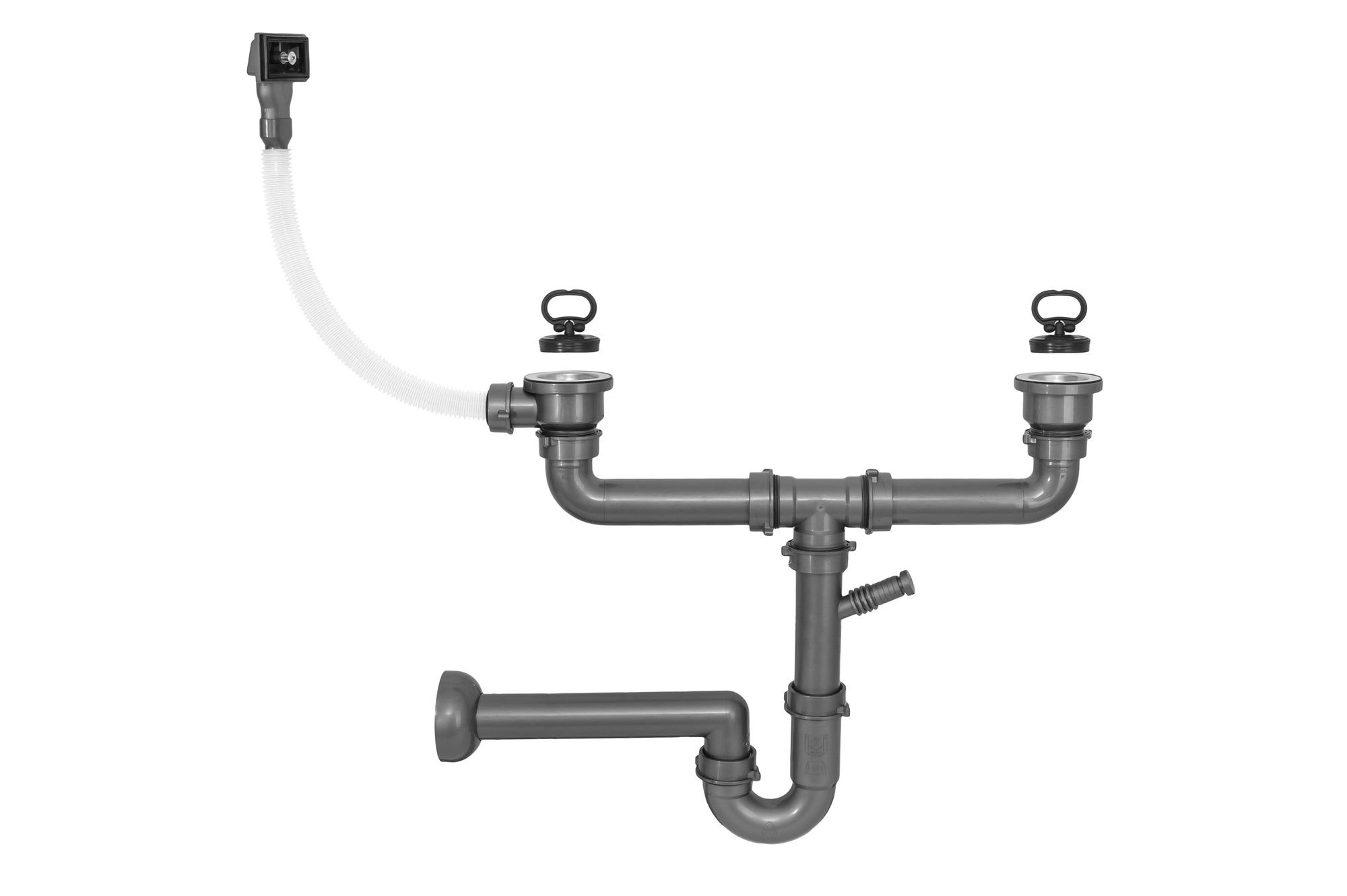 Syfon zlewozmywakowy 1,5- i 2-komorowy 50 mm 0