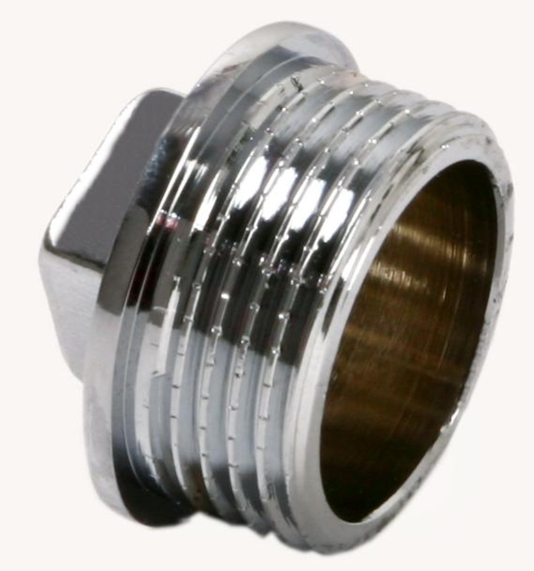 Korek mosiężny 1/2" chrom
