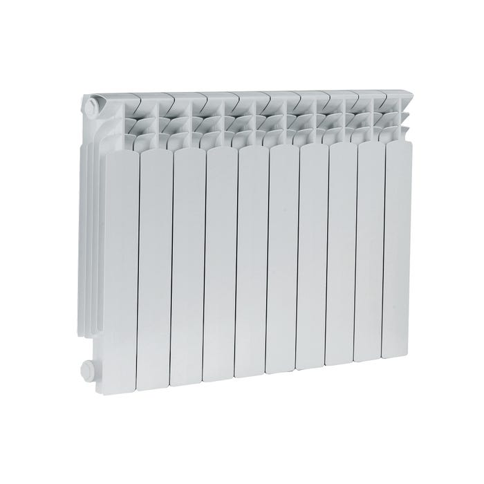 Grzejnik aluminiowy G500F, 10-elementowy, biały