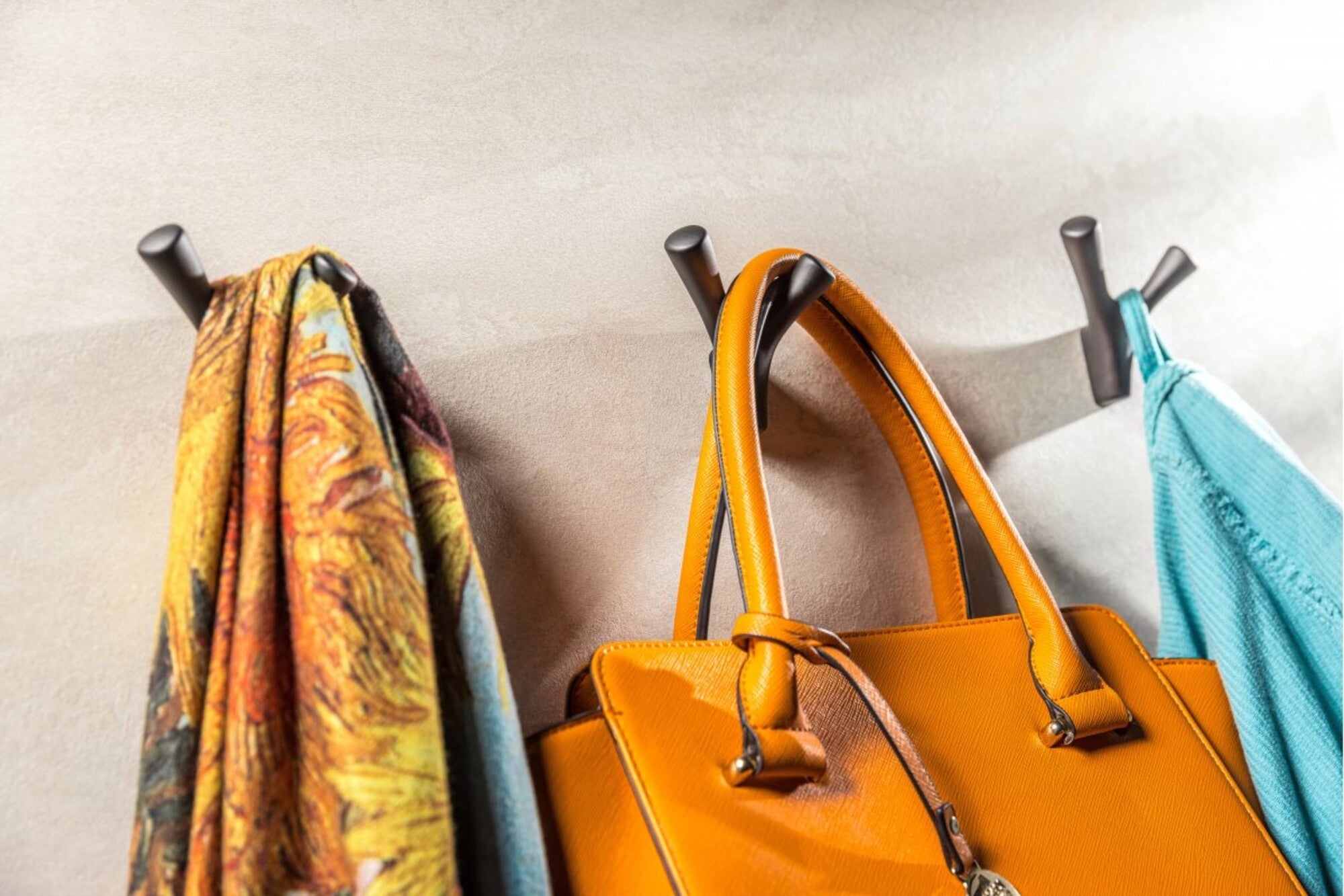 Wieszak podwójny czarny mat  5