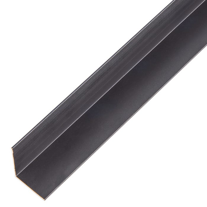 Profil kątowy aluminium anodowane czarne 2000x20x10x1 mm