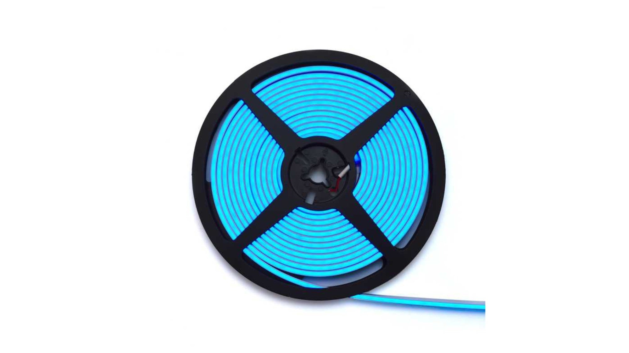 Taśma LED 24V Neon 12W niebieska IP67 5m