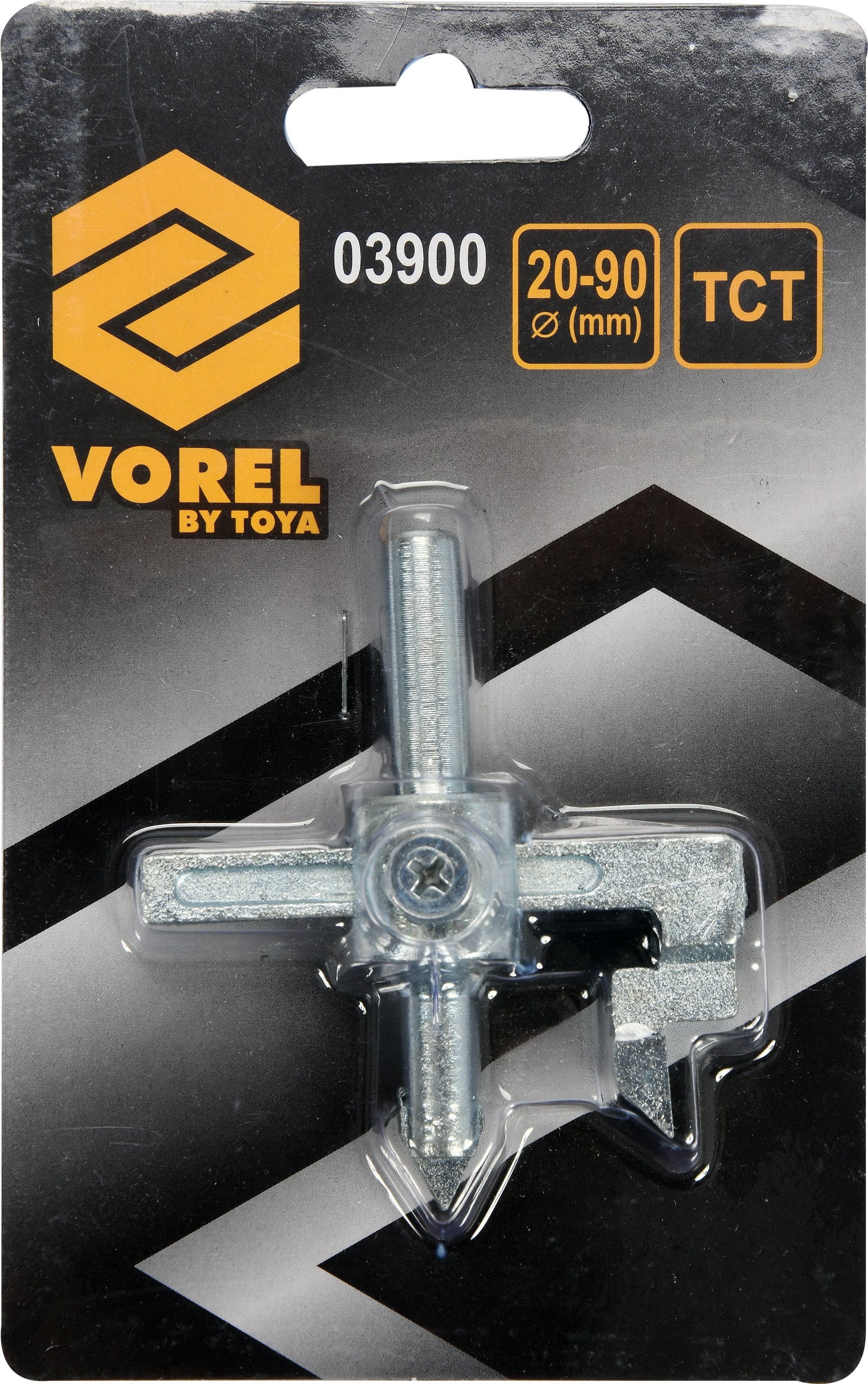 Wykrojnik otworów w glazurze 20-90 mm - VOREL 03900 2