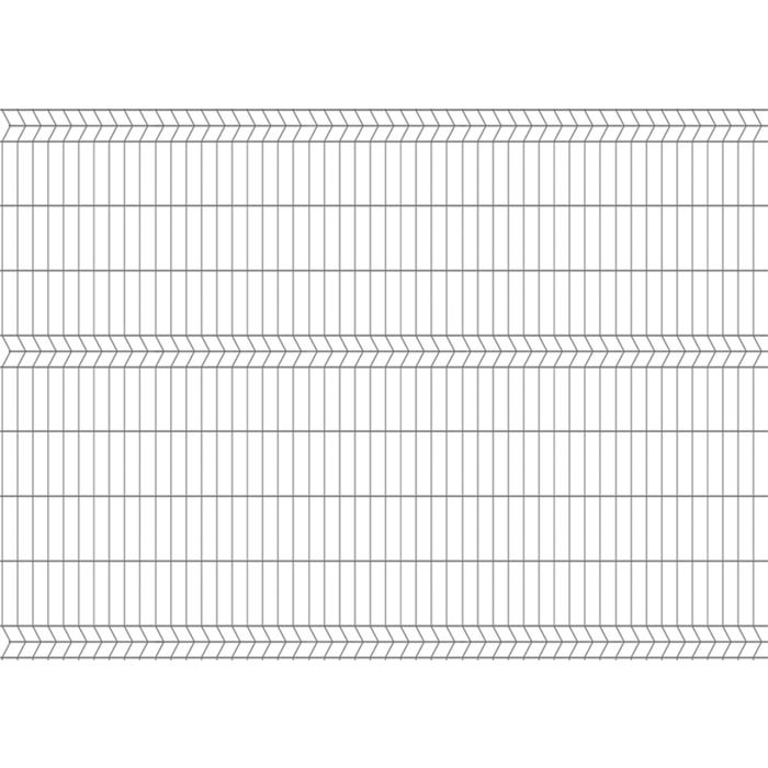 Panel ogrodzeniowy 3D ocynk, 172x250 cm, oczko 50x200 mm, drut 4 mm