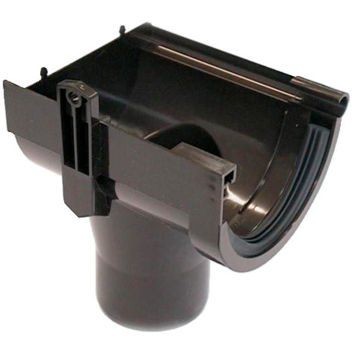 Lej spustowy prawy G80, brązowy PVC Scala Plastics