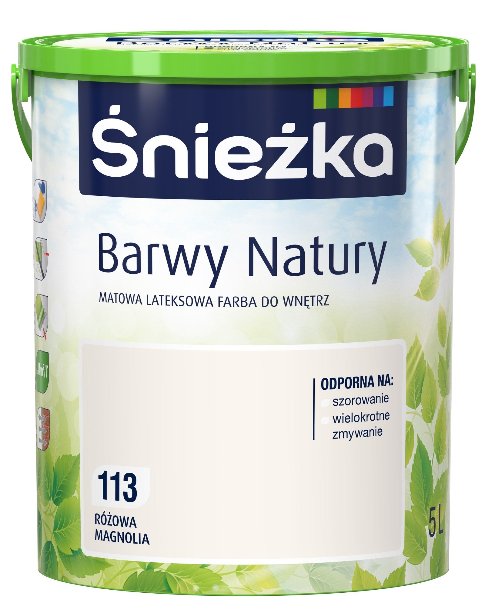 Farba Barwy Natury różowa magnolia 5l