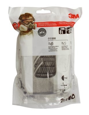 Wkład do półmaski przeciw pyłom gazom i oparom 1