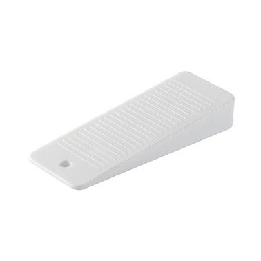 Klin drzwiowy gumowy biały 95x32 mm