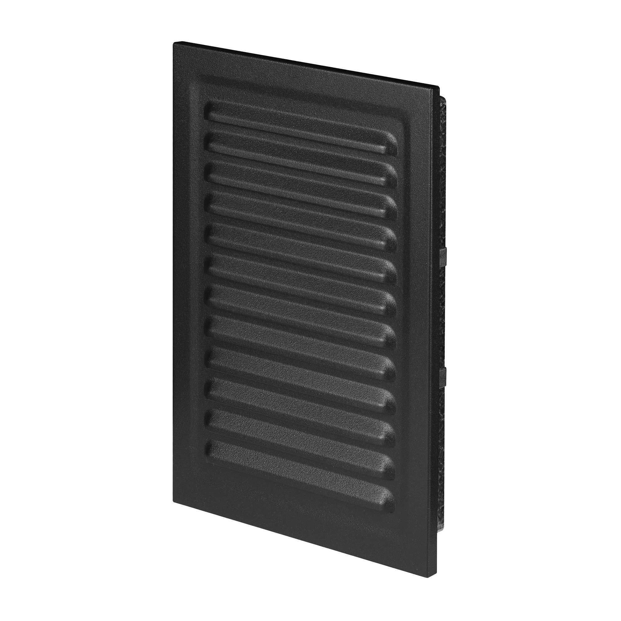 Kratka wentylacyjna metalowa 10x14 MT01GR grafitowa