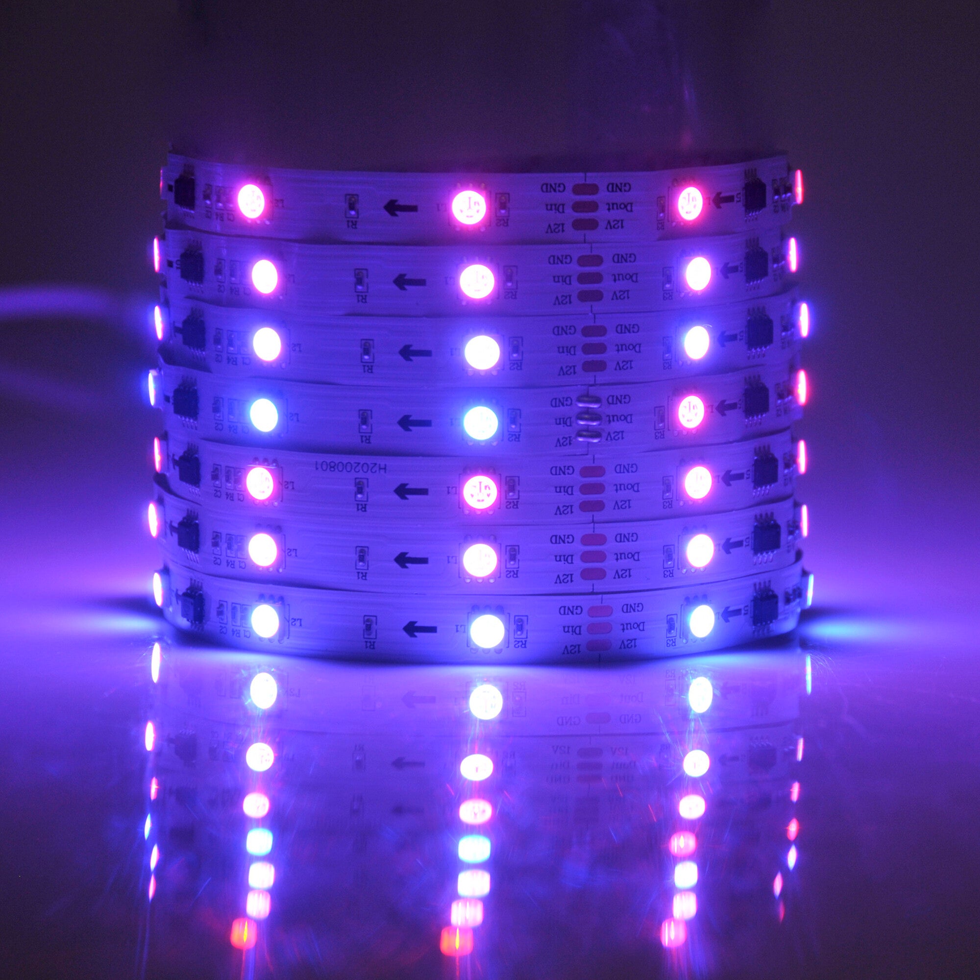 Zestaw taśma LED RGB Magic 5m IP20, zasilacz, kontroler i pilot 1